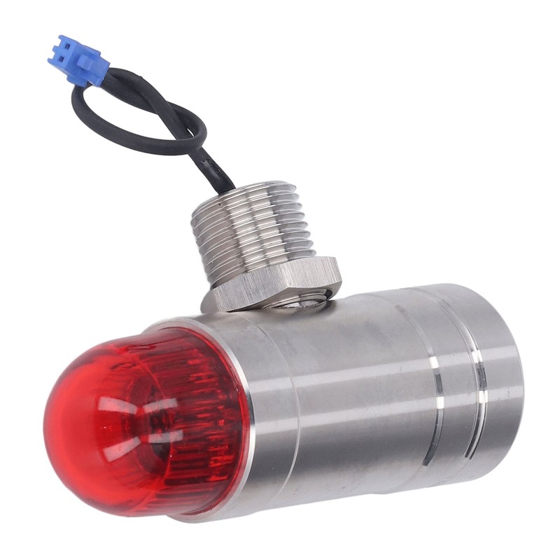 G1/2 Thread Sound Light Alarm Lamp Stainless Steel Waterproof Anti