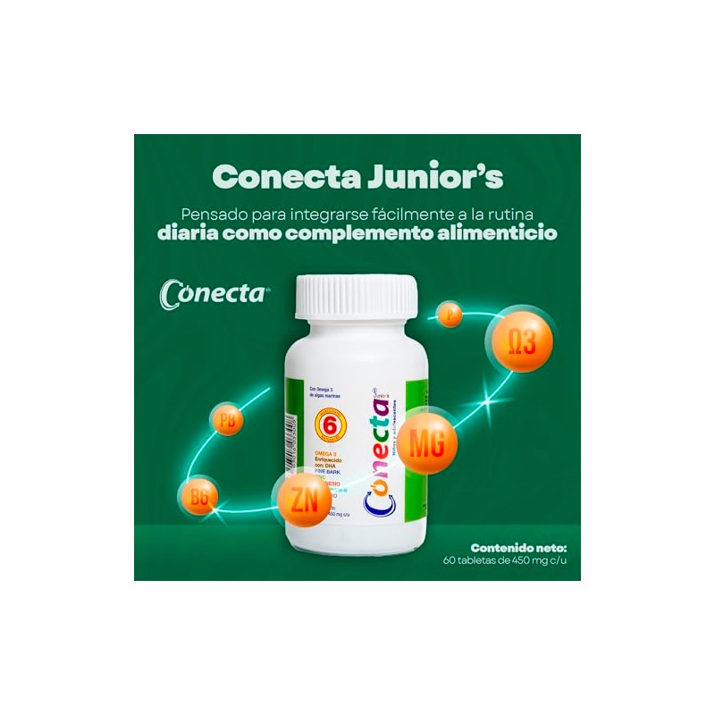 Suplemento AlimenticioConecta Junior´s 60 tabletas (450 mg)