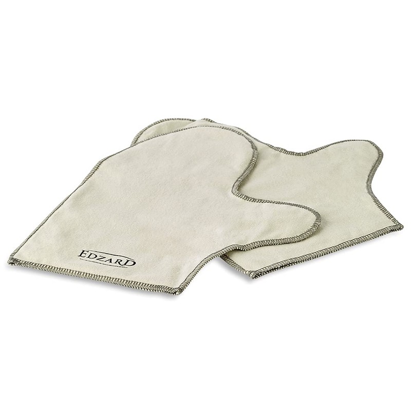 EDZARD Silver-Care Gloves, QualiPolish, with Tarnish Protection