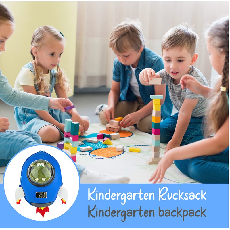 HECKBO Children's Backpack with Rocket or Unicorn - from 2