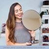 XXLarge Oversized 3X Weak Magnifying Mirror with Stand for Desk,