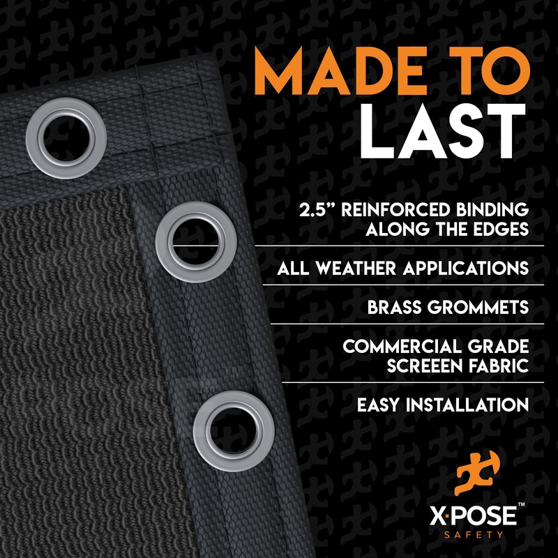 Xpose Safety Privacy Fence Screen 4’ x 50’ – Heavy