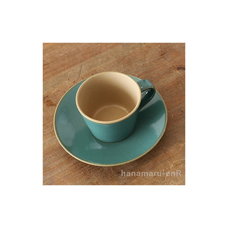 益子 Wrinkle Resistant Under Cotta Coffee Cup & Saucers 益子