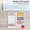 Operitacx 1 Set 6pcs Cute Sticky Notes Cartoon Sticky Memo