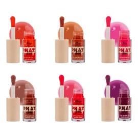 Italia Deluxe PHAT N Juicy Lip Oil Pack 6 Pz Los Tonos
