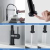 KIBI Aurora Kitchen Faucet with Pull Down Sprayer | Solid