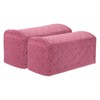 sourcing map 2Pcs Stretch Armrest Covers, Polyester Soft Couch Arm