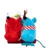Set Juguetes Ratoncitos Navideños Con Catnip Para Gato 2pz