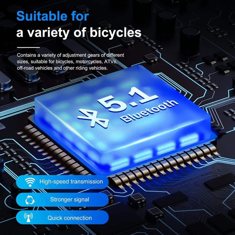 SolaMr Q8 EUC Motorcycle Intercom Bluetooth Remote Control Handle for