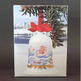 Hutschenreuther Christmas Bell 1986 with Original Packaging
