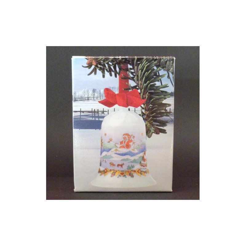 Hutschenreuther Christmas Bell 1986 with Original Packaging