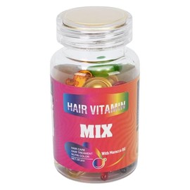Pongnas 30 Cápsulas de Cuidado del Cabello con Cuenta para el Cabello Dañado Seco Nutritivo para Mujeres y Hombres