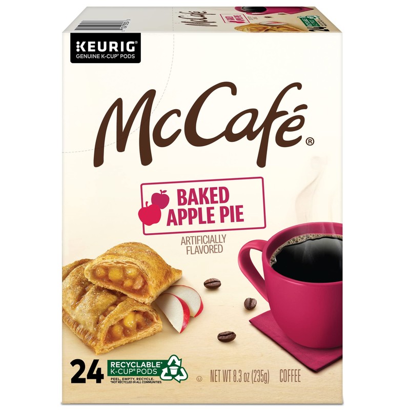 McCafe Baked Apple Pie Coffee, Keurig Single Serve K-Cup Pods,