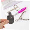 FOMIYES 5pcs Pedicure Scissor Protective Cover Pu Manicure Tool Sleeve