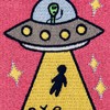 Goodbye Earth Unidentified Flying Object X File Embroidered Badge Iron