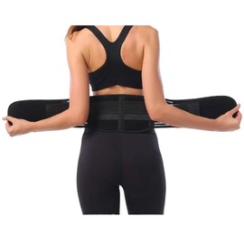 Upliftex Women's Self Heating Magnetic Therapy Back Brace (White,X-Large)