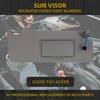 Dasbecan Right Passenger Side Sun Visor Compatible with Honda Pilot