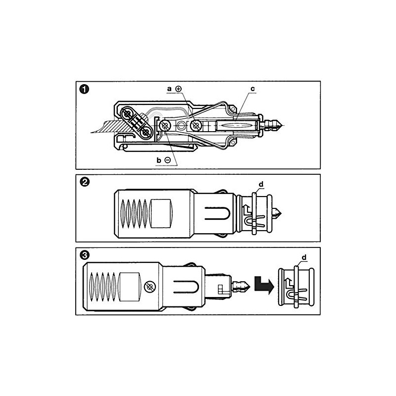 CarPro SICHERHEITS-UNIVERSALSTECKER 8A MIT SICH
