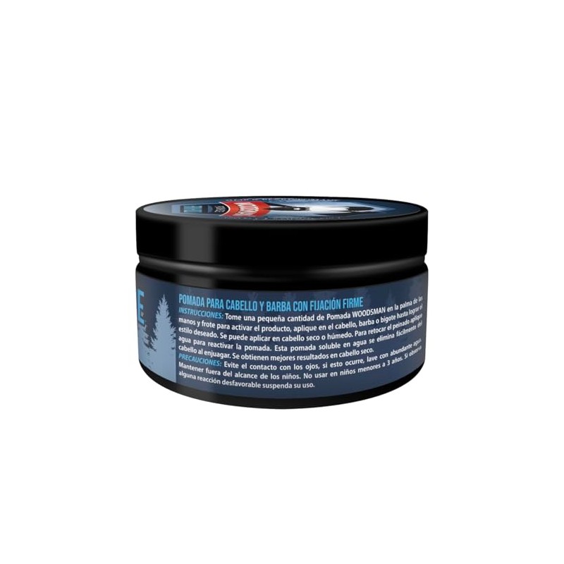 Woodsman - Pomada para Cabello y Barba Fijación Firme 113g.