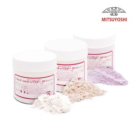 Mitsuyoshi Genuine Silky Powder Refill SP-1 / SP-2 / SP-4 Makeup Fixer / Fixer Powder / Fine Pearl, SP-1 (Transparent) / 미쯔요시 정품 실키 파우더 리필 SP-1 / SP-2 / SP-4 메이크업 픽서 / 픽서파우더 / 미세펄, SP-1 (투명)