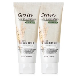 Mediflower Grain Cleansing Series Set (2 grain cleansing foams + 2 grain mild peeling gels + 1 grain facial cleansing water) / 메디플라워 곡물 클렌징 시리즈 세트(곡물 클렌징폼 2개+곡물 마일드 필링젤2개+곡물 페이셜 클렌징 워터1개)