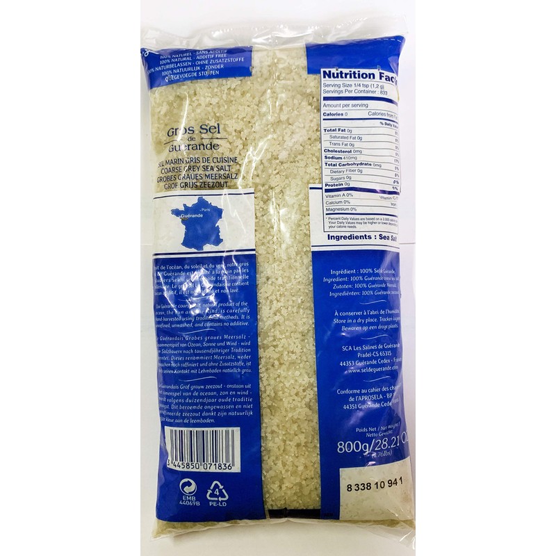 Le Guerandais Coarse Sea Salt Gros Sel De Guerande, 28.21oz