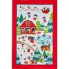 Ulster Weavers Christmas On Jennies Farm Cotton Tea Towel -