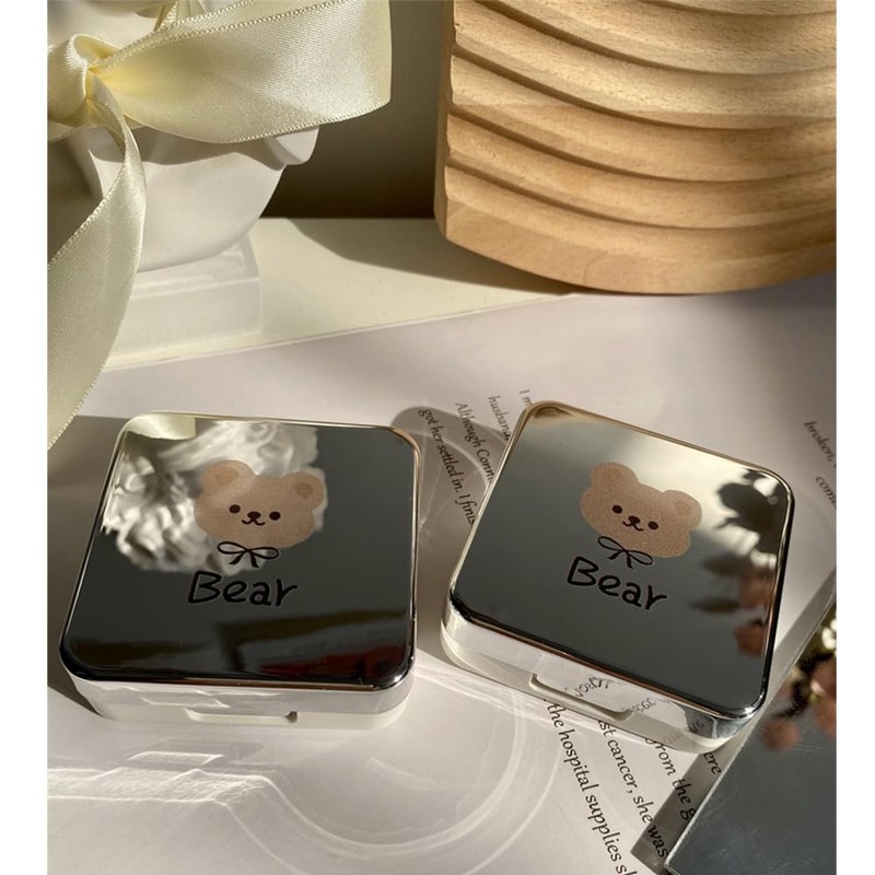 2 Pack Contact Lens Cases, Classy Easy Carry Container for