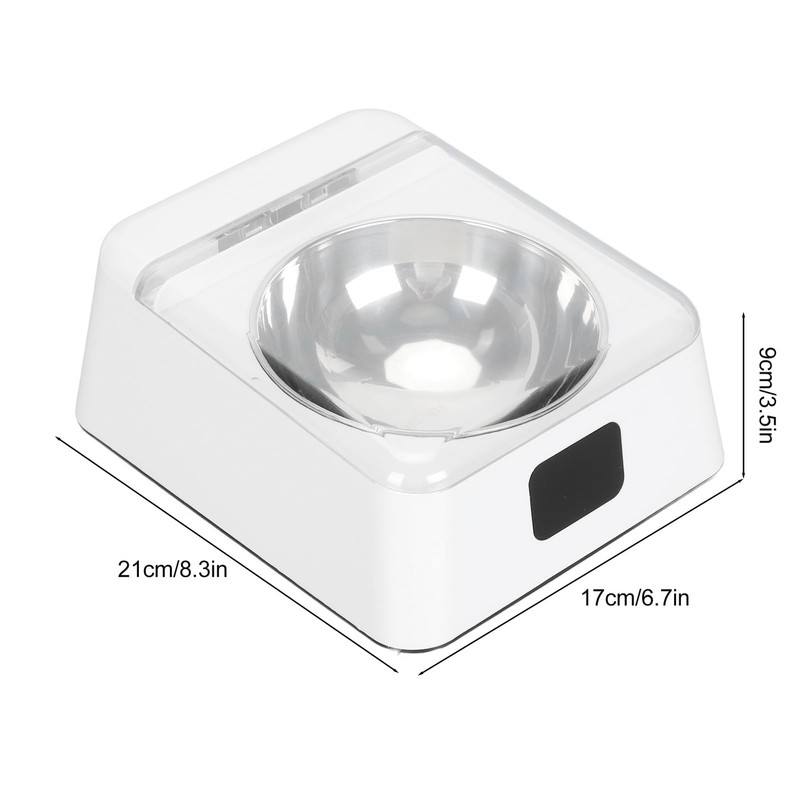 Sonew Comedero Automático para Gatos, Cuenco Extraíble, Comedero para Perros