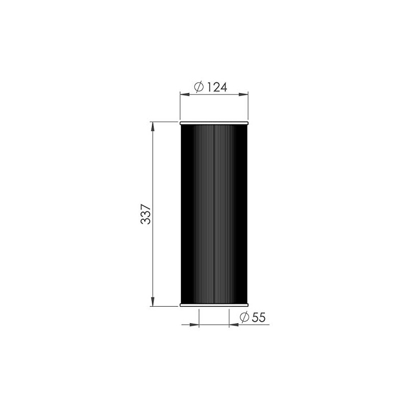 Wellis AKU2998 Filter White 50 sqf Whirlpool Filter 33.4 x