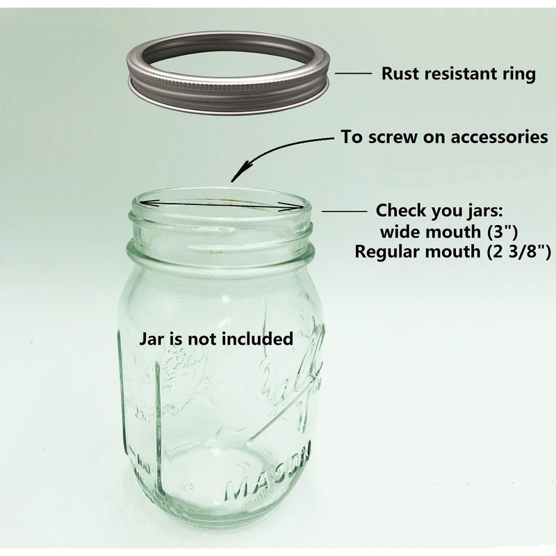 THINKCHANCES Food Safe and BPA Free Rust Resistant Silver Aluminum