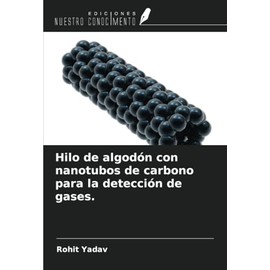 Hilo de algodón con nanotubos de carbono para la detección de gases.