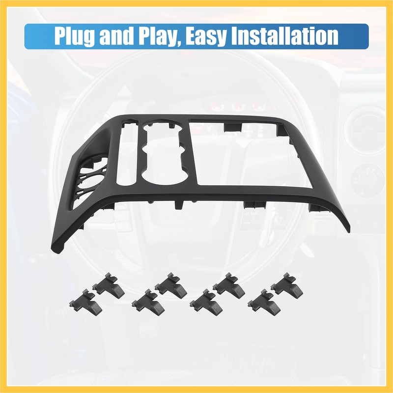 REPAIROCK Front Dash Radio Bezel Center Trim Panel Cover for