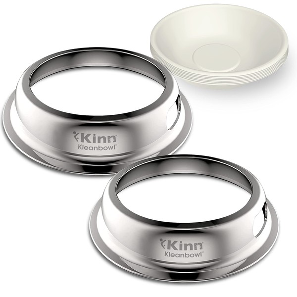 Kinn Kleanbowl Whisker Fatigue Cat Bowl, Compostable & Disposable Cat