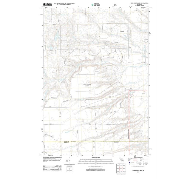 Michigan Maps - 2012 Sprinkler Lake, MI - USGS Historical