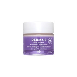 DERMA-E Advanced Peptides and Vegan Flora-Colgeno Hidratante  Crema facial de colgeno de doble accin con complejo de pptidos  Hidratante facial...    