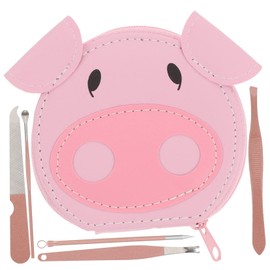 Ipetboom 1 Set Professional Travel Manicure Tool Stainless Steel Nail Clippers and Kit with Stylish Storage Case for Fingernail Toenail Care