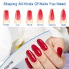 Nail File Set for Acrylic Nail Files, 100/100 Grit (12
