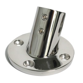 NRC&XRC Heavy Dudy 316SS Marine Boat Hand Rail Fittings 60 Degree Round Base for 7/8''Tube