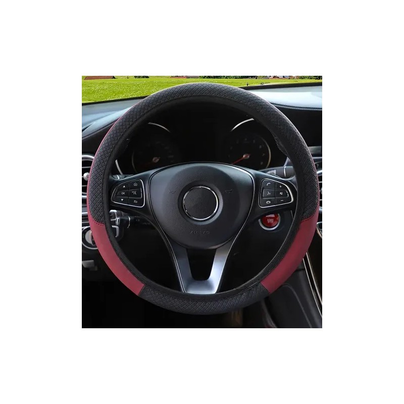 Funda Cubre Volante Deportivo Protector Antiderrapante Auto