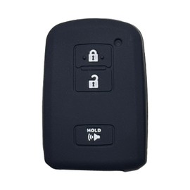 Funda para llavero para Toyota Tacoma: funda para llave de 3 botones, compatible con Toyota Prius C V Land Cruiser Tacoma Tundra 2012-2023, protector remoto HYQ14FBA 89904-0E091 89904-0E090