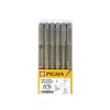 Sakura Set Pigma Micron Con 6 Color Negro