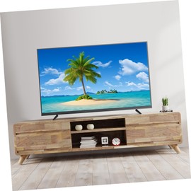 VICASKY 2 Pcs Tv Mount Stand for Tvs Plastic Bracket Holder with Screws for Space Saving Easy Installation