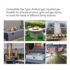 Gas Thermocouple 120cm Copper Universal Gas Stove Replacement Thermocouple for Oven Gas Cooker Suitable for Various Ovens