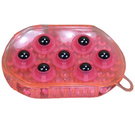 Tough-1 Rubber Jelly Massage Mitt Pink
