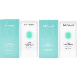 Cell Fusion C 셀퓨전씨 스틱 썬스크린100 19g x2개 피부진정 선스틱 Cell Fusion C Stick Sunscreen 100 19g x2 Skin Soothing Sun Stick