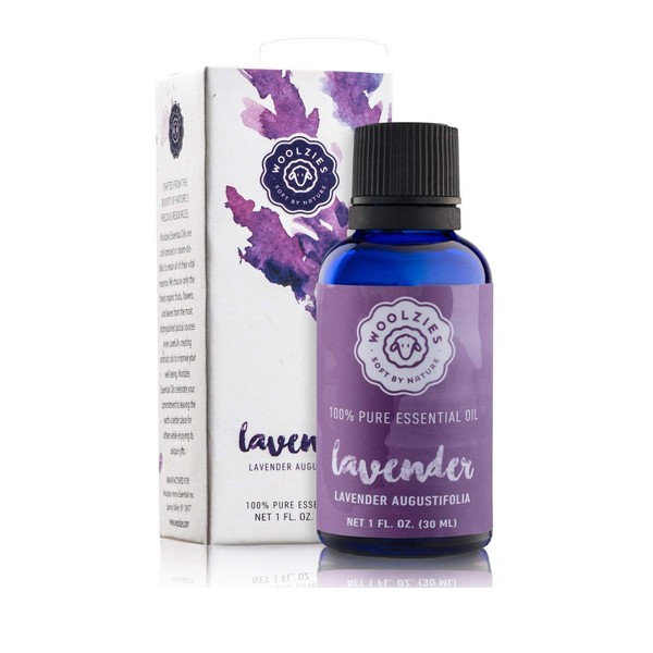 Woolzies Lavender Essential Oil - Aromatherapy Essential Oils for Diffuser and Topical Use | 100% Pure Therapeutic Grade Lavender |1 Fl Oz