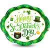 Fancy Land 30 Pcs St Patrick’s day Oval Paper Plates