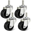 Landhoow 4 Pcs Floor Jack Casters for 3 Ton Floor
