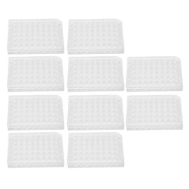 10pcs Culture Plate Thickness Uniform Highly Transparent Tissue Culture Plate with Lid for Laboratory Biology Room 48 Well